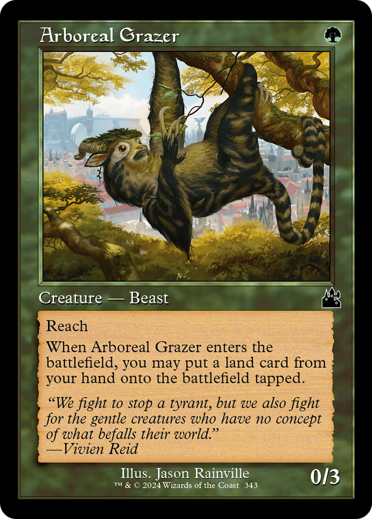 Magic: The Gathering - Arboreal Grazer - Ravnica Remastered