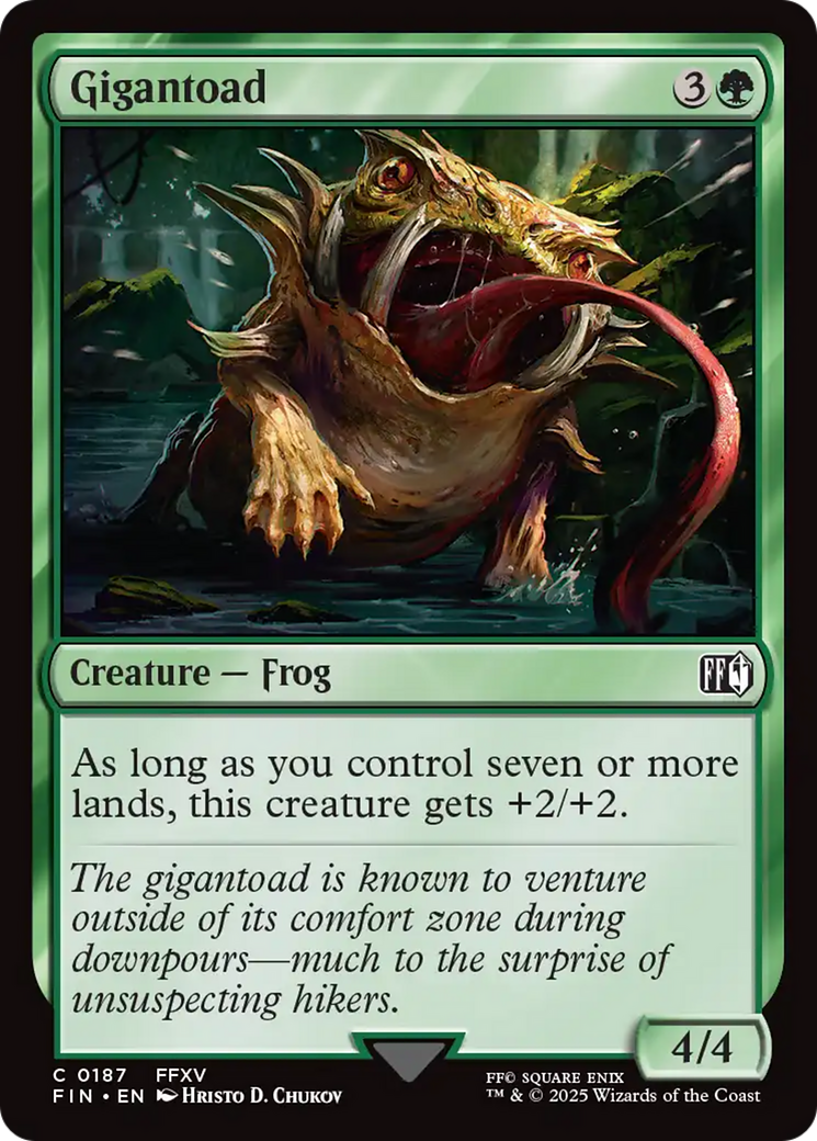Magic: The Gathering - Gigantoad - Final Fantasy
