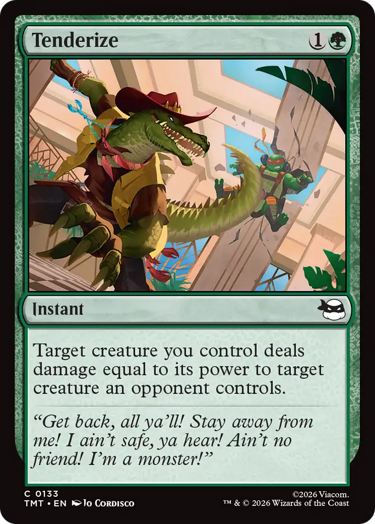 Magic: The Gathering - Tenderize Foil - Teenage Mutant Ninja Turtles