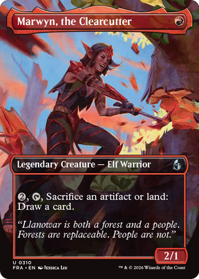 Magic: The Gathering - Marwyn, the Clearcutter Foil - Reality Fracture