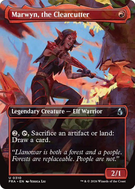 Magic: The Gathering - Marwyn, the Clearcutter Foil - Reality Fracture