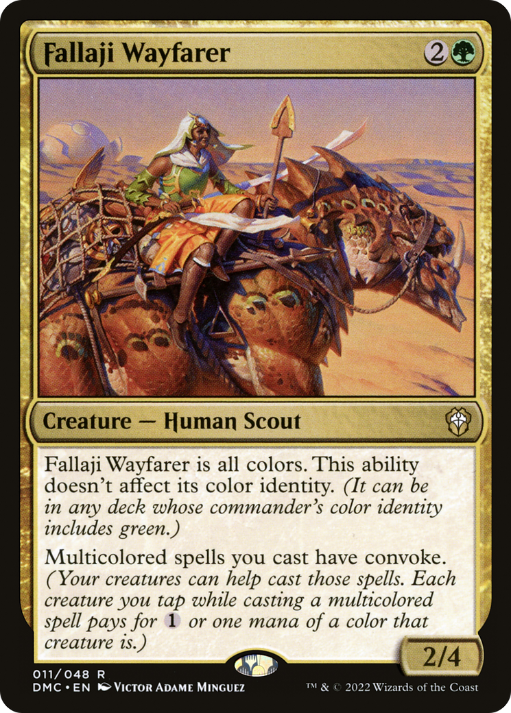 Magic: The Gathering - Fallaji Wayfarer Foil - Dominaria United Commander
