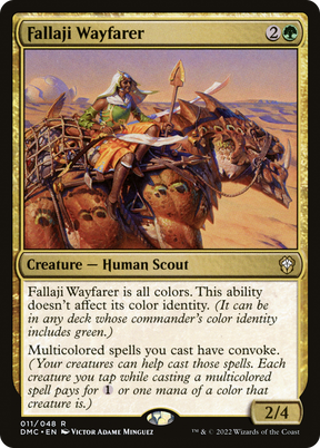 Magic: The Gathering - Fallaji Wayfarer Foil - Dominaria United Commander