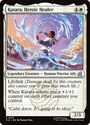 Magic: The Gathering - Katara, Heroic Healer Foil - Avatar: The Last Airbender Eternal