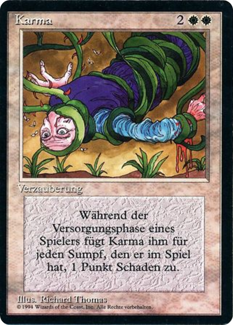 Magic: The Gathering - Karma - Foreign Black Border
