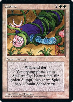Magic: The Gathering - Karma - Foreign Black Border