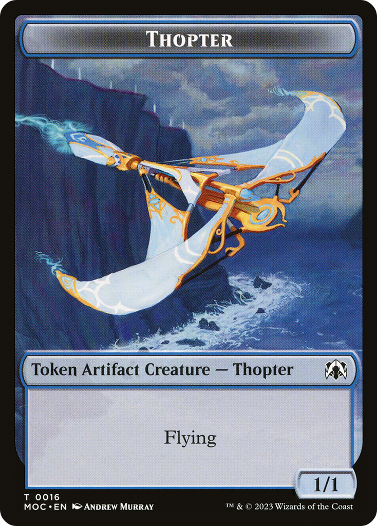 Magic: The Gathering - Thopter Token - March of the Machine Commander Tokens