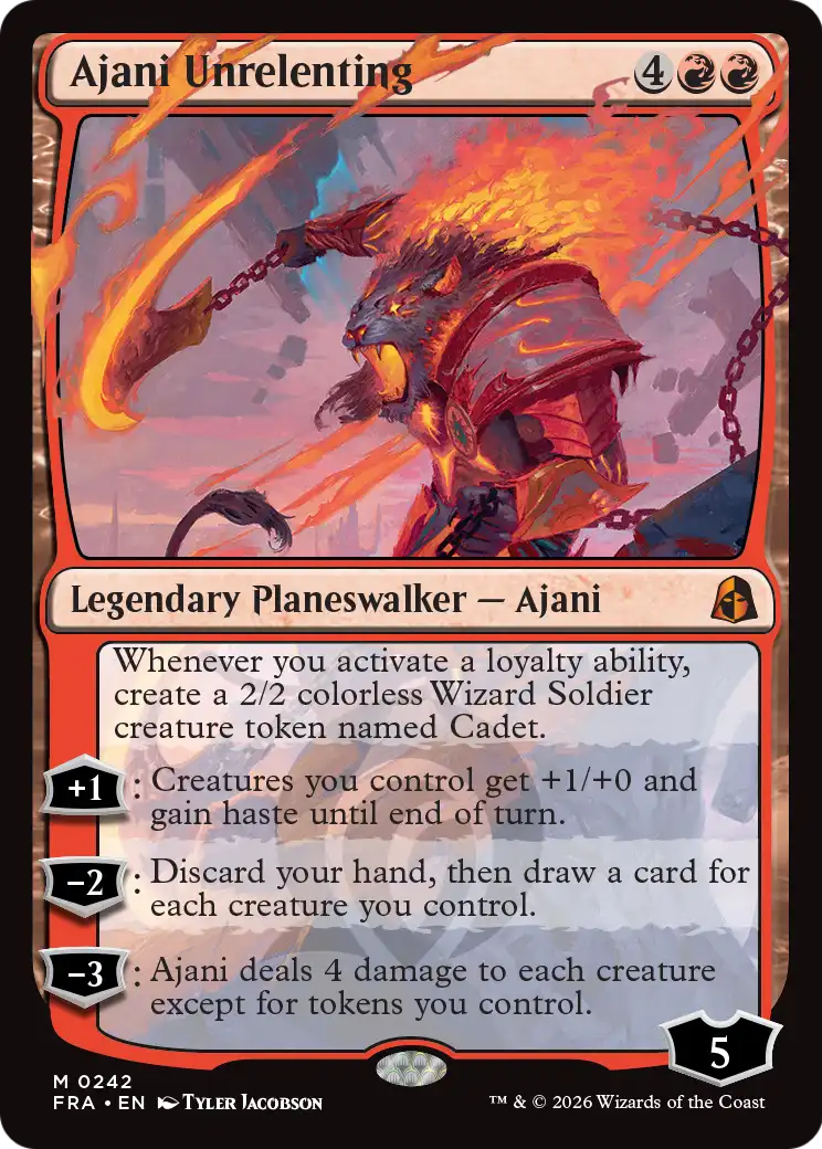 Magic: The Gathering - Ajani Unrelenting - Reality Fracture