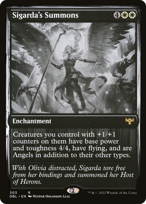 Magic: The Gathering - Sigarda's Summons Foil - Innistrad: Double Feature