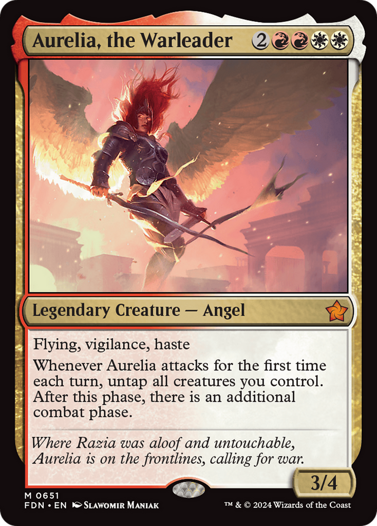 Magic: The Gathering - Aurelia, the Warleader - Foundations