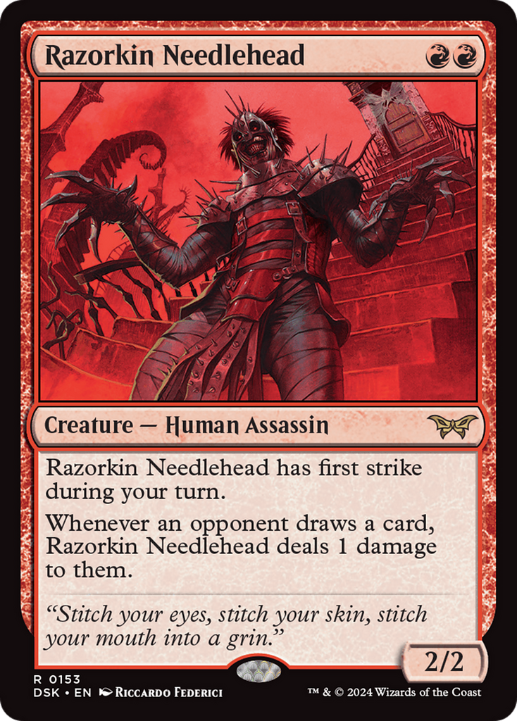 Magic: The Gathering - Razorkin Needlehead Foil - Duskmourn: House of Horror