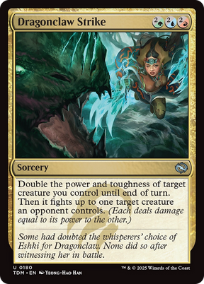 Magic: The Gathering - Dragonclaw Strike Foil - Tarkir: Dragonstorm