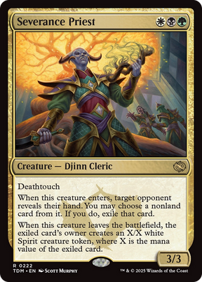 Magic: The Gathering - Severance Priest - Tarkir: Dragonstorm