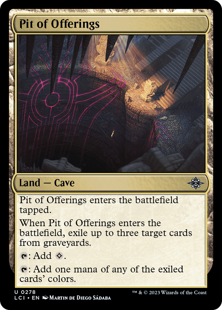 Magic: The Gathering - Pit of Offerings - The Lost Caverns of Ixalan