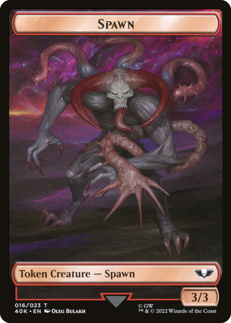 Magic: The Gathering - Spawn Token - Warhammer 40000 Tokens