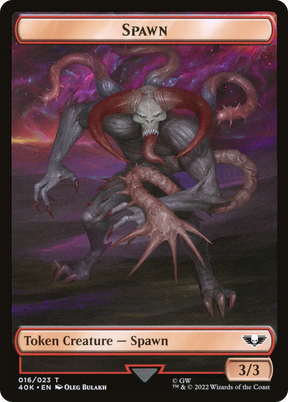 Magic: The Gathering - Spawn Token - Warhammer 40000 Tokens