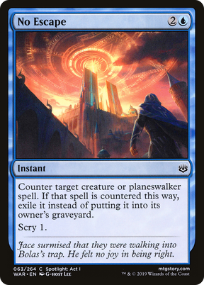 Magic: The Gathering - No Escape Foil - War of the Spark