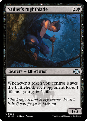 Magic: The Gathering - Nadier's Nightblade Foil - Modern Horizons 3