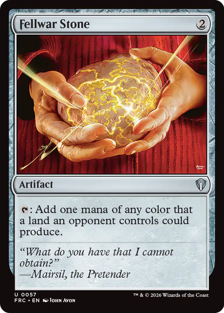 Magic: The Gathering - Fellwar Stone - Reality Fracture Commander