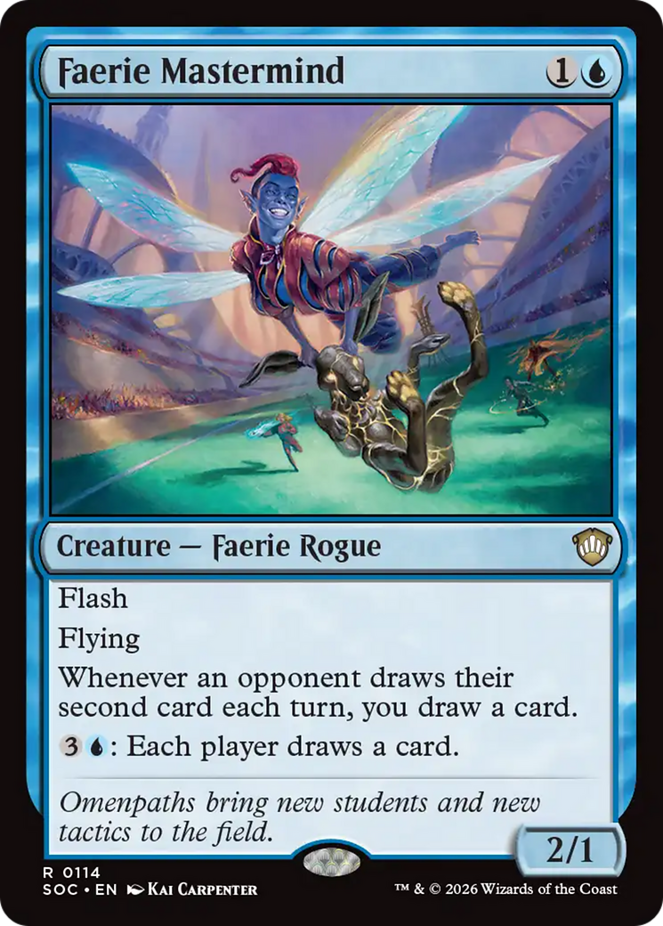 Magic: The Gathering - Faerie Mastermind - Secrets of Strixhaven Commander