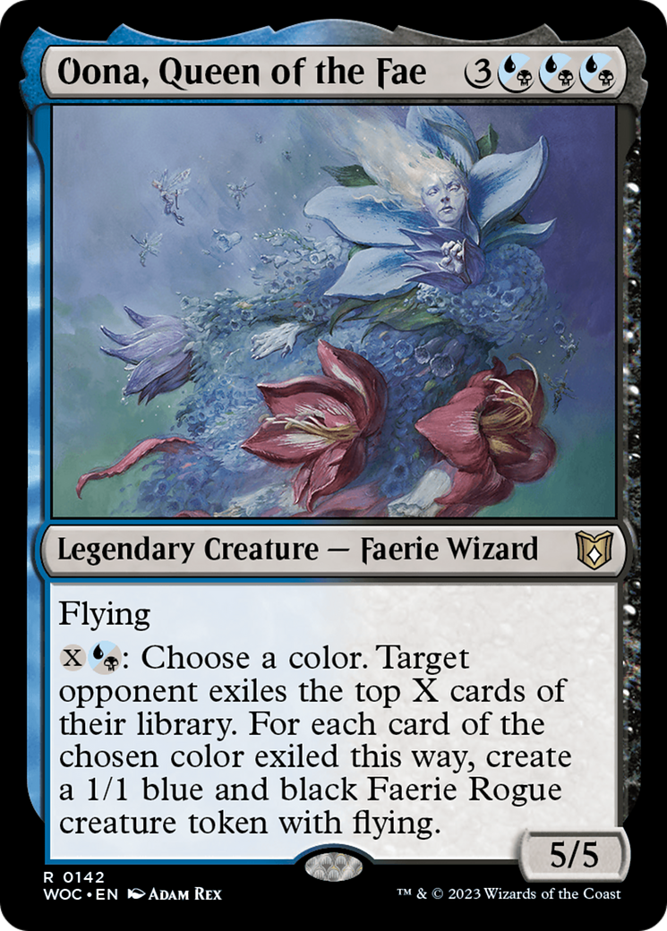 Magic: The Gathering - Oona, Queen of the Fae - Wilds of Eldraine Commander