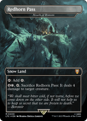 Magic: The Gathering - Mouth of Ronom Foil - Tales of Middle-earth Commander