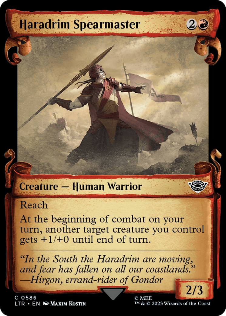 Magic: The Gathering - Haradrim Spearmaster - The Lord of the Rings: Tales of Middle-earth