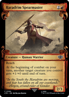 Magic: The Gathering - Haradrim Spearmaster - The Lord of the Rings: Tales of Middle-earth
