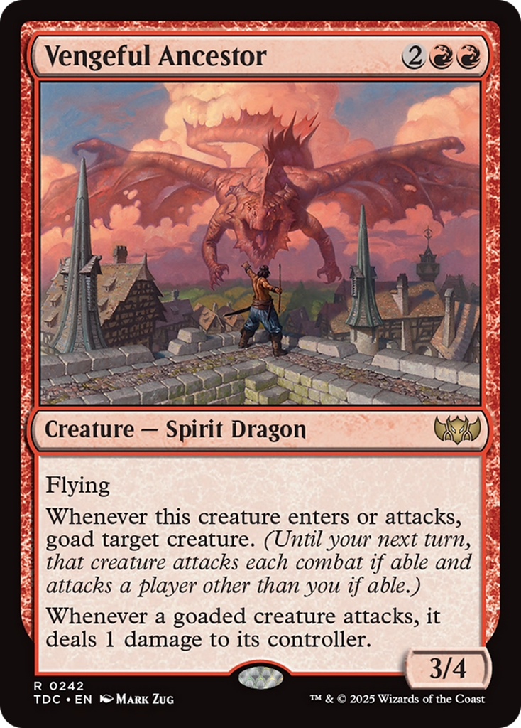 Magic: The Gathering - Vengeful Ancestor - Tarkir: Dragonstorm Commander