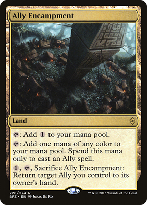 Magic: The Gathering - Ally Encampment Foil - Battle for Zendikar