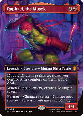 Magic: The Gathering - Raphael, the Muscle Foil - Teenage Mutant Ninja Turtles Eternal