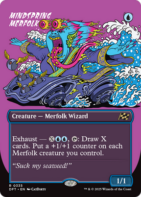 Magic: The Gathering - Mindspring Merfolk Foil - Aetherdrift