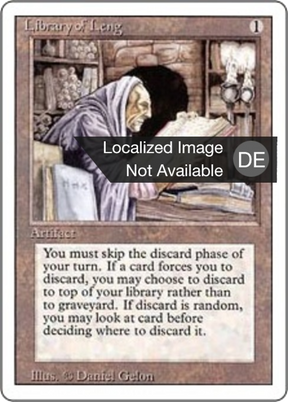 Magic: The Gathering - Bibliothek von Leng - Revised Edition