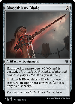 Magic: The Gathering - Bloodthirsty Blade - Murders at Karlov Manor Commander