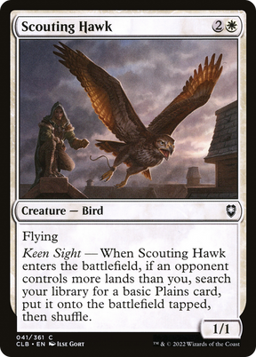 Magic: The Gathering - Scouting Hawk - Commander Legends: Battle for Baldur's Gate