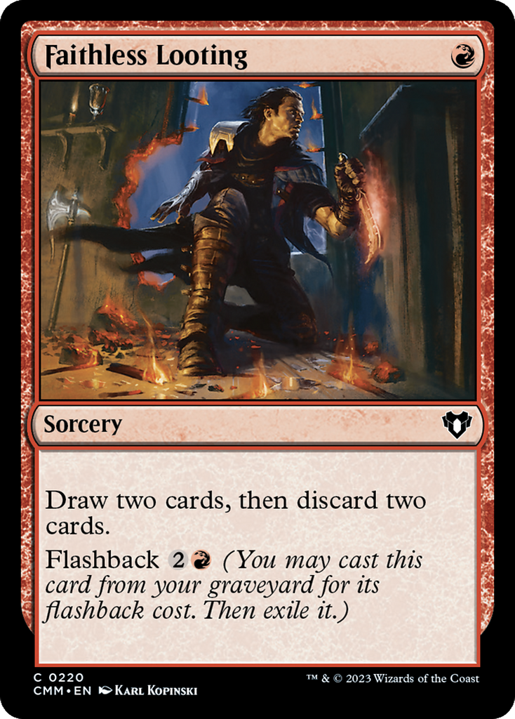 Magic: The Gathering - Faithless Looting - Commander Masters