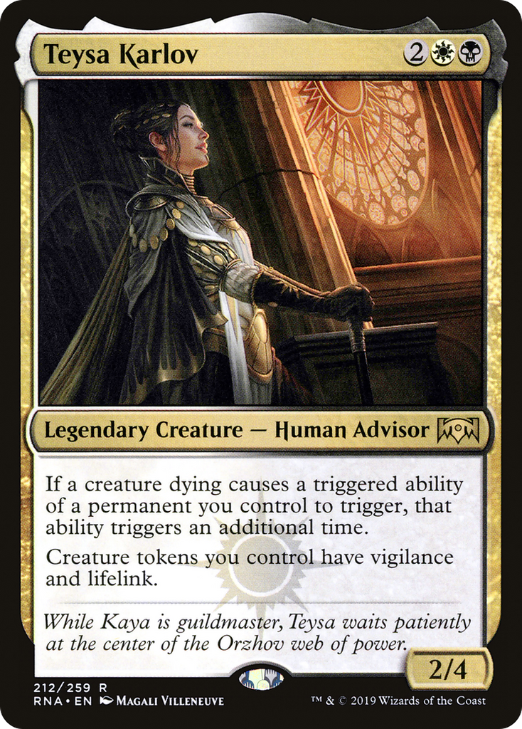 Magic: The Gathering - Teysa Karlov Foil - Ravnica Allegiance