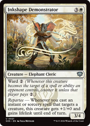Magic: The Gathering - Inkshape Demonstrator Foil - Secrets of Strixhaven
