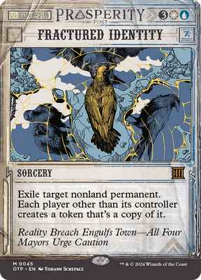 Magic: The Gathering - Fractured Identity Foil - Breaking News