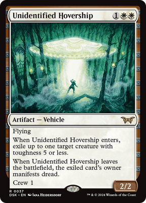 Magic: The Gathering - Unidentified Hovership - Duskmourn: House of Horror