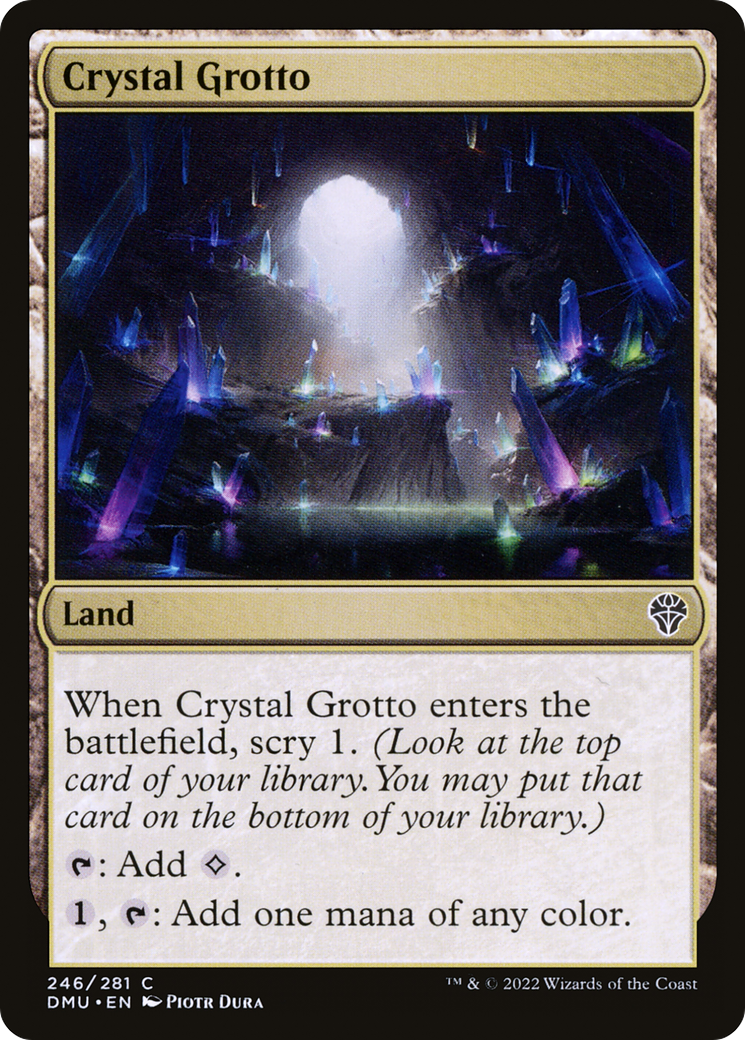 Magic: The Gathering - Crystal Grotto Foil - Dominaria United
