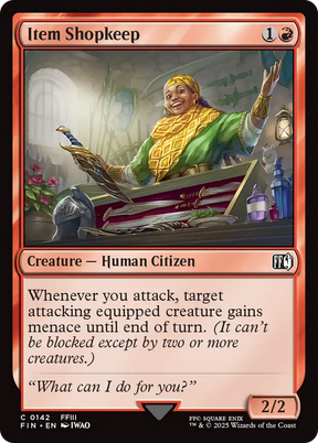 Magic: The Gathering - Item Shopkeep Foil - Final Fantasy