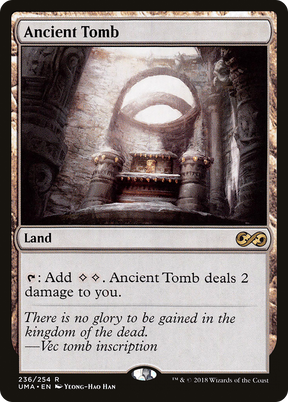 Magic: The Gathering - Ancient Tomb Foil - Ultimate Masters