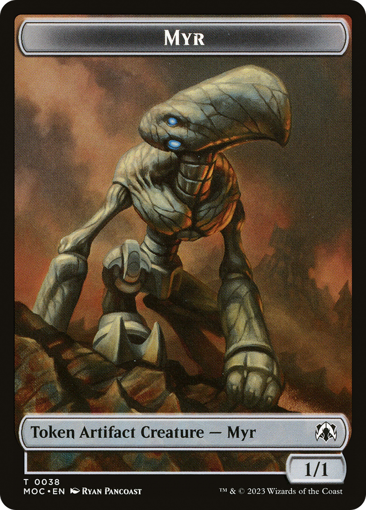 Magic: The Gathering - Myr Token - March of the Machine Commander Tokens