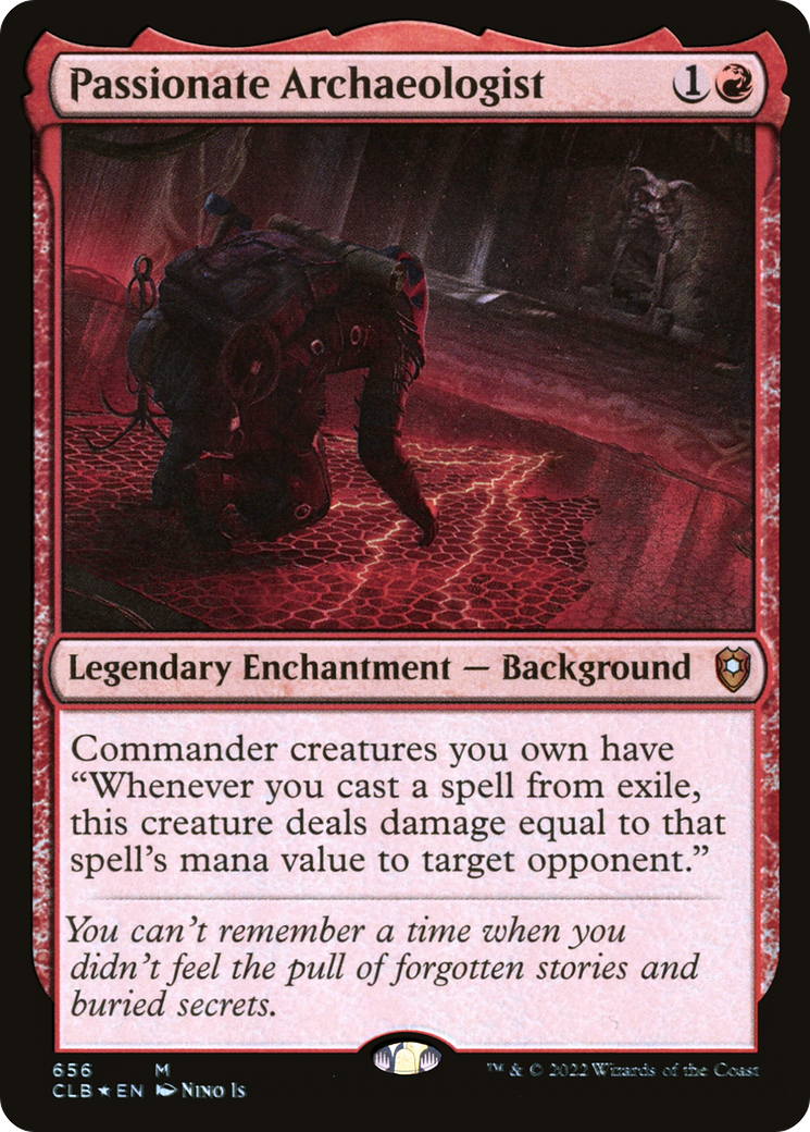 Magic: The Gathering - Passionate Archaeologist Foil - Commander Legends: Battle for Baldur's Gate