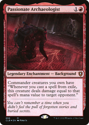 Magic: The Gathering - Passionate Archaeologist Foil - Commander Legends: Battle for Baldur's Gate