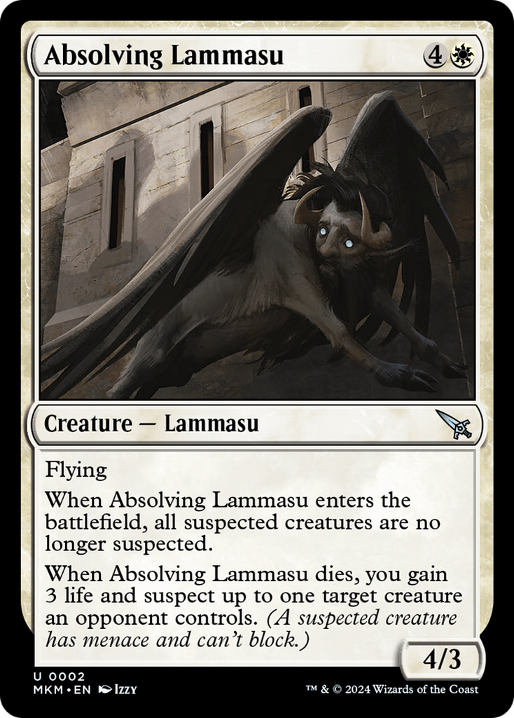 Magic: The Gathering - Absolving Lammasu - Murders at Karlov Manor