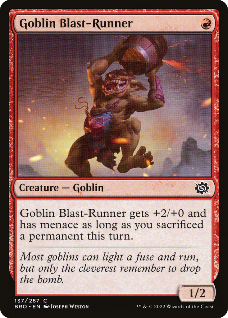 Magic: The Gathering - Goblin Blast-Runner - The Brothers' War