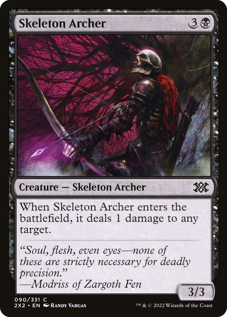 Magic: The Gathering - Skeleton Archer Foil - Double Masters 2022