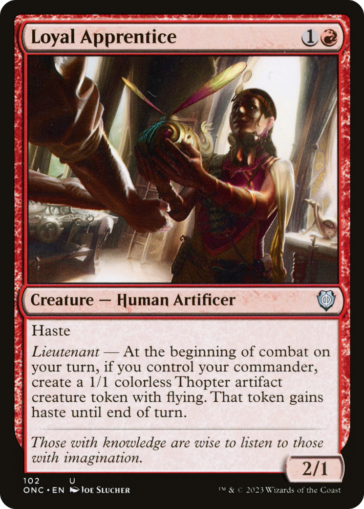 Magic: The Gathering - Loyal Apprentice - Phyrexia: All Will Be One Commander